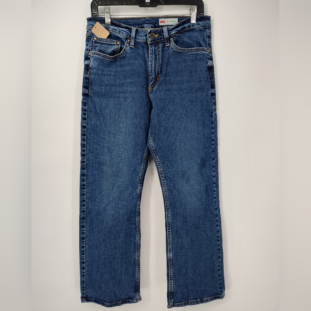 Wrangler Men's Classic Indigo Relaxed Bootcut Jeans Size 30x30